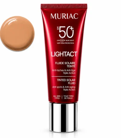 MURIAC LIGHTACT - FLUIDE SOLAIRE TEINTE SPF50+ 02 BEIGE -NATUREL-6192432501577