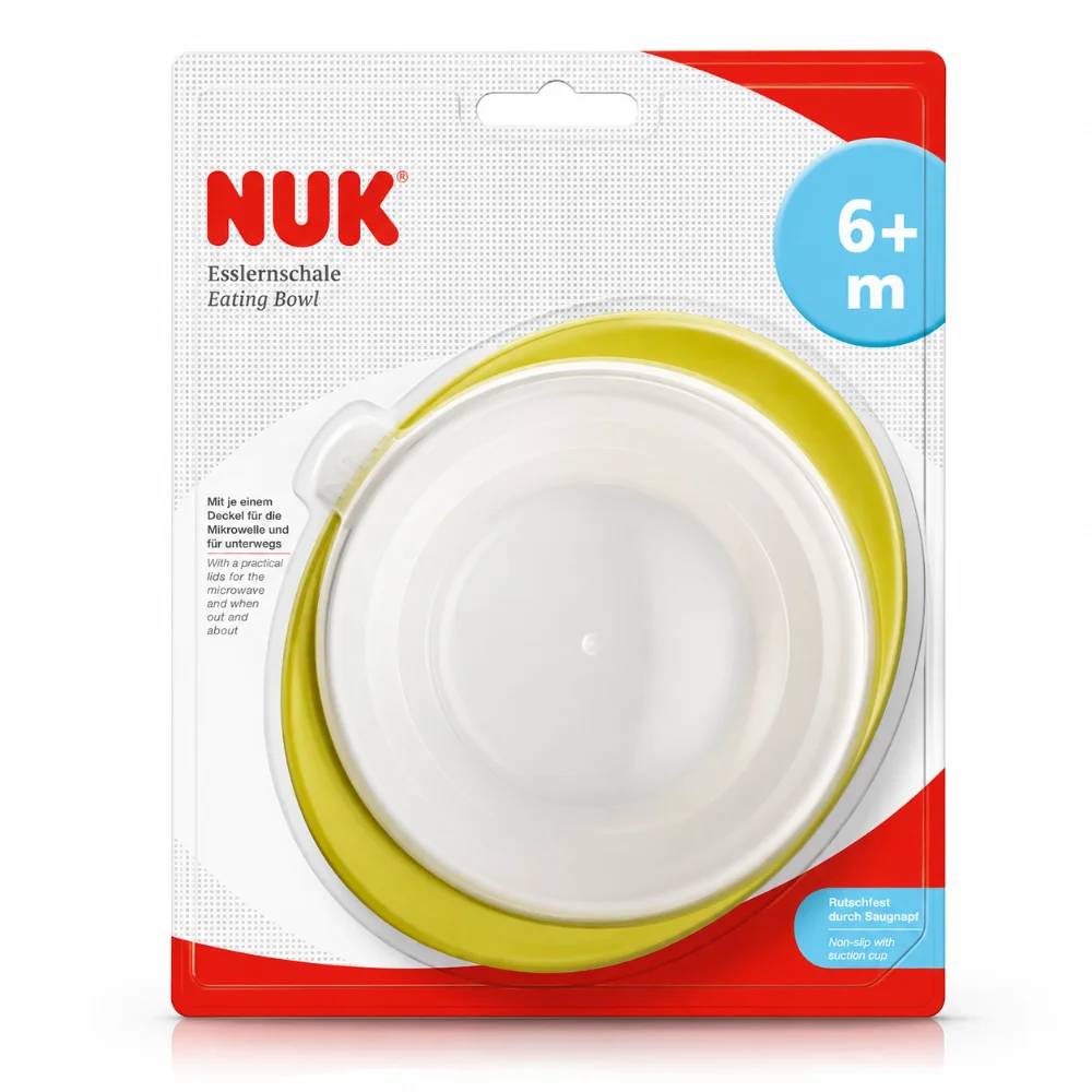 NUK - BOL AVEC COUVERCLE +6MOIS NUK - BOL AVEC COUVERCLE +6MOIS-4008600177876