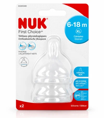 NUK First Choice+ 2 Tétines Taille M