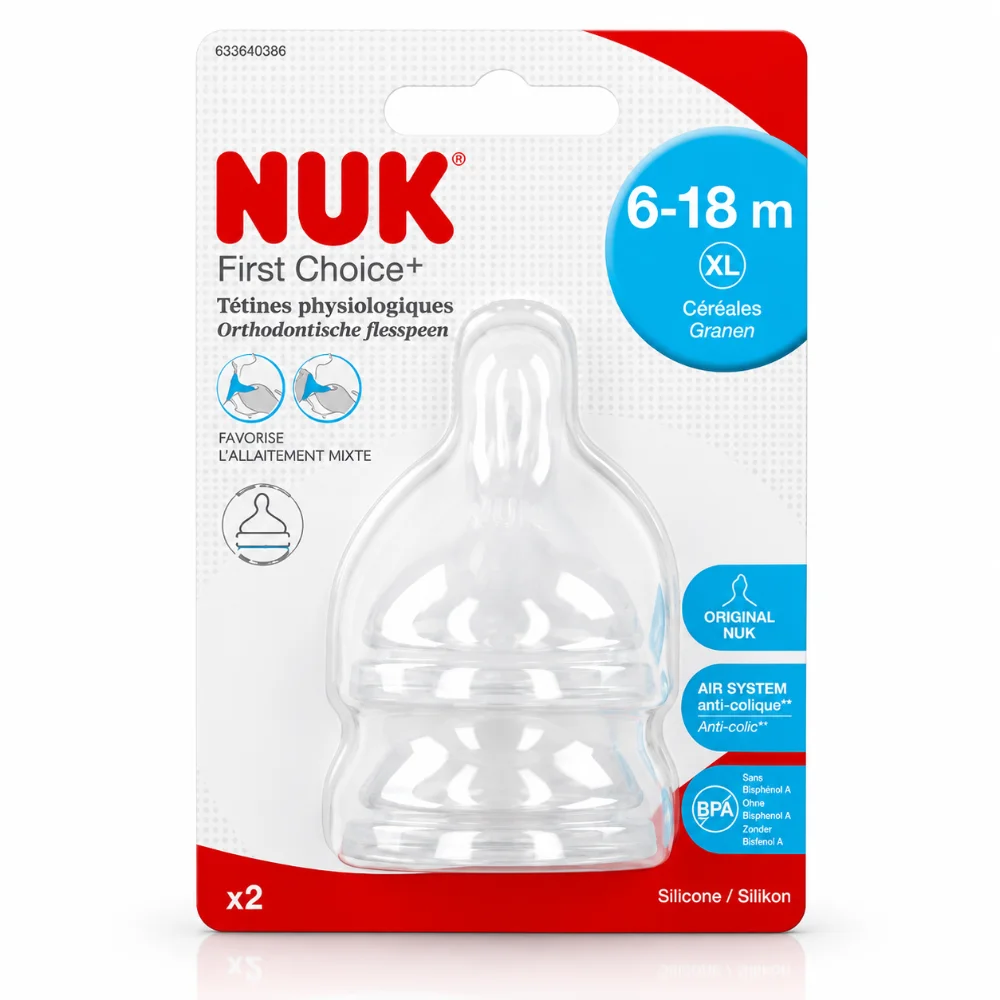 NUK First Choice+ 2 Tétines Taille M