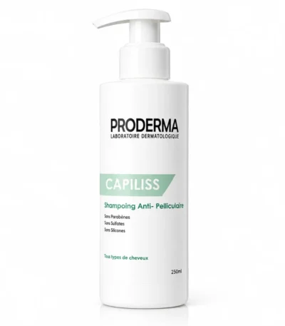 PRODERMA CAPILISS - SHAMPOING ANTI PELLICULAIRE TOUS TYPES DE CHEVEUX 250ML-6192467601228