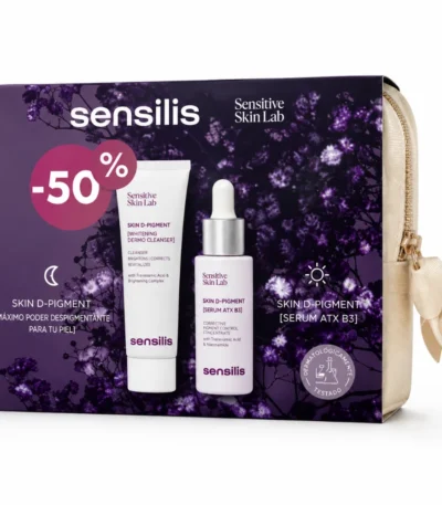 SENSILIS SKIN D-PIGMENT AHA10 OVERNIGHT 30ML + SENSILIS SKIN D-PIGMENT SERUM ATX B3 30ML + TROUSSE