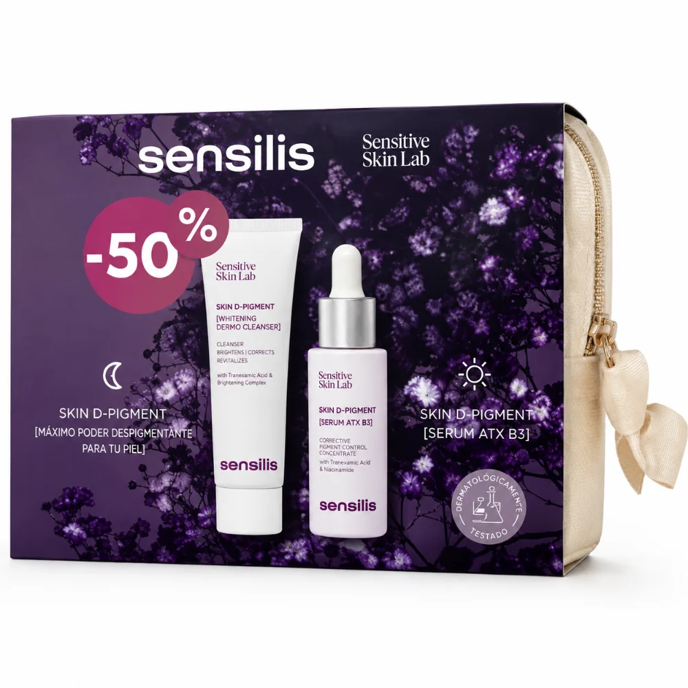SENSILIS SKIN D-PIGMENT AHA10 OVERNIGHT 30ML + SENSILIS SKIN D-PIGMENT SERUM ATX B3 30ML + TROUSSE SENSILIS SKIN D-PIGMENT AHA10 OVERNIGHT 30ML + SENSILIS SKIN D-PIGMENT SERUM ATX B3 30ML + TROUSSE