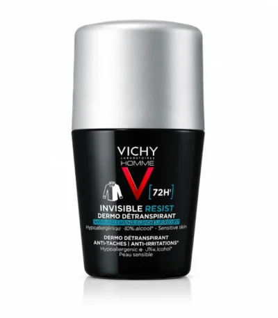 VICHY HOMME DEODORANT INVISIBLE RESIST 72H 50ML-3337875894234