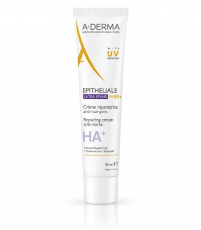 A-DERMA EPITHELIALE ULTRA REPAIR SPF50+ CREME REPARATRICE ANTI MARQUE 40ML-3282770398700