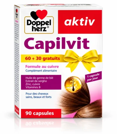 DOPPEL HERZ AKTIV - CAPILVIT FORMULE AU CUIVRE 90 CAPSULES-4009932417203