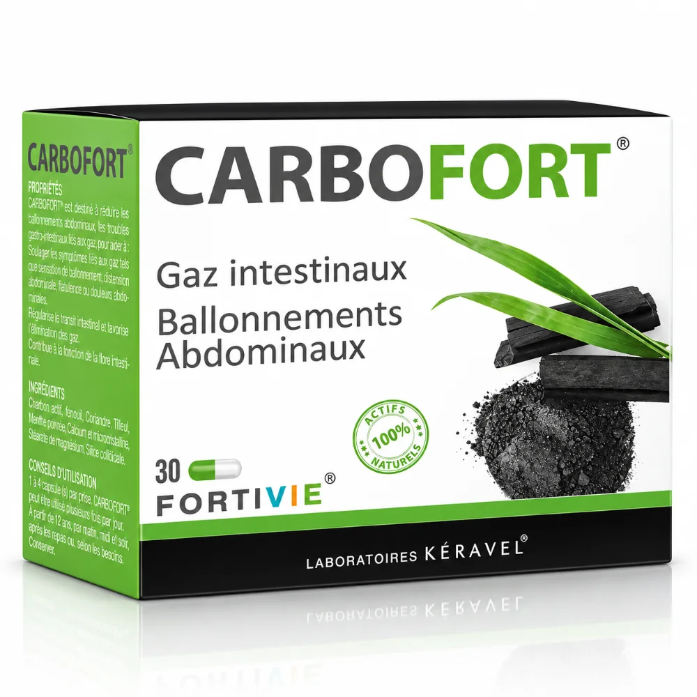 KERAVEL - CARBOFORT 30 GELULES KERAVEL - CARBOFORT 30 GELULES-6192478400711