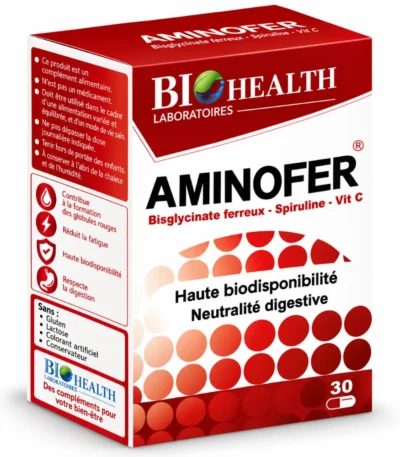 BIOHEALTH AMINOFER 30 Gelules-6192447500091