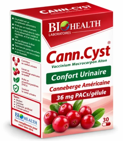 BIOHEALTH CANN CYST 30 GELULES-6192447500275