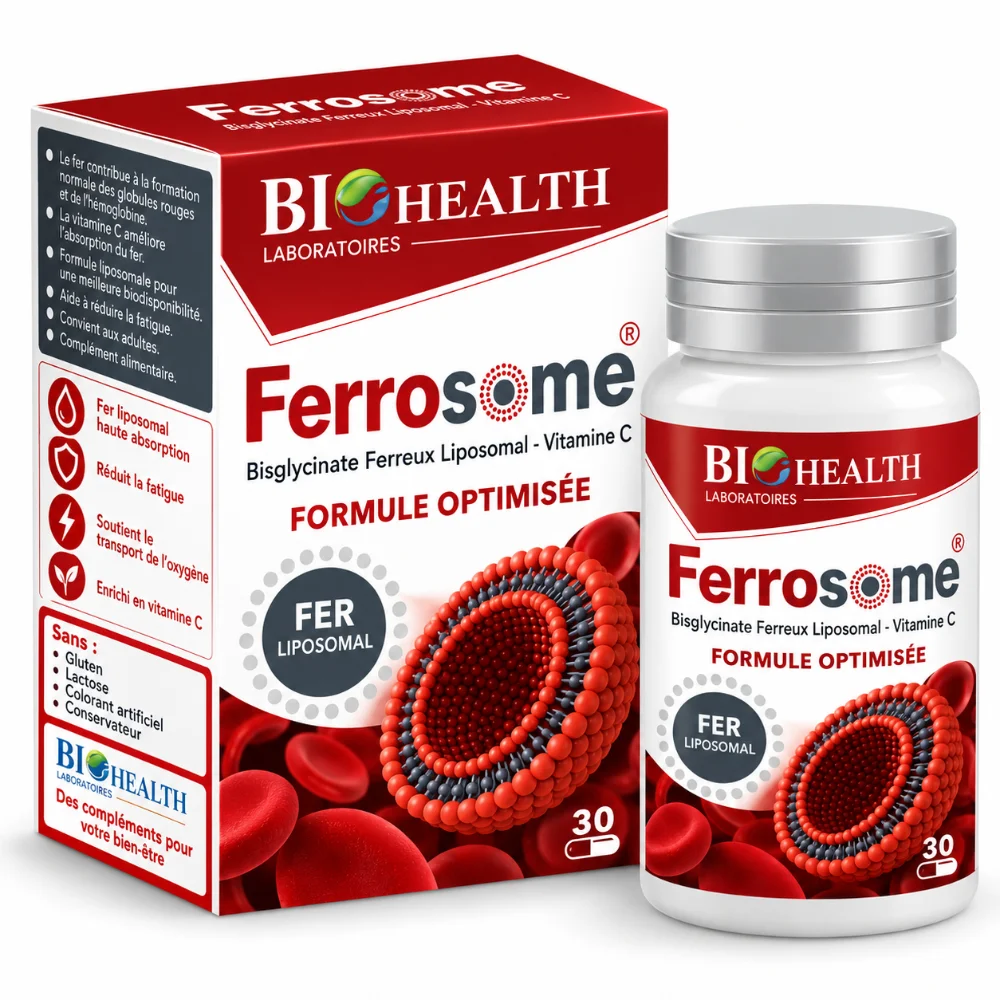 BIOHEALTH FERROSOME 30 GELULES BIOHEALTH FERROSOME 30 GELULES-6192447500404