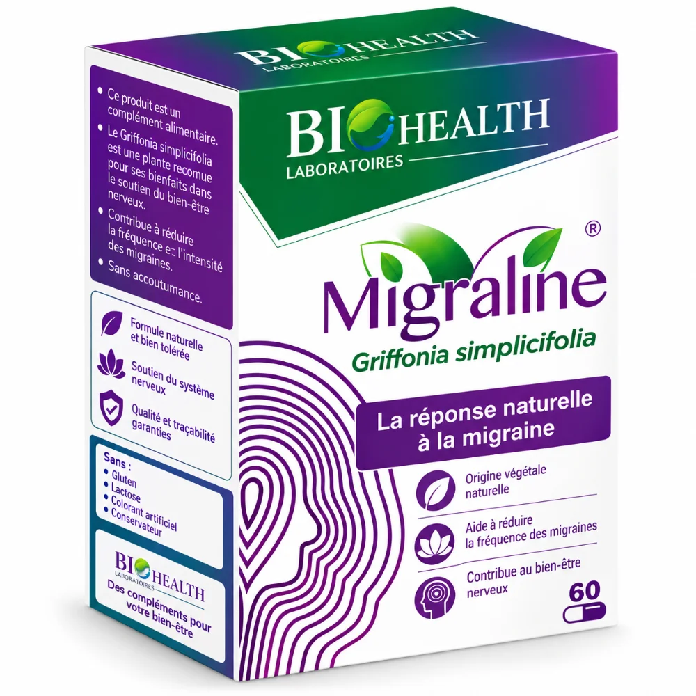 BIOHEALTH MIGRALINE 60 Gelules BIOHEALTH MIGRALINE 60 Gelules-6192447500107
