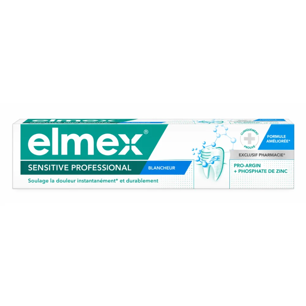 ELMEX SENSITIVE PROFESSIONAL BLANCHEUR Dentifrice 75ML ELMEX SENSITIVE PROFESSIONAL BLANCHEUR Dentifrice 75ML-8714789806013